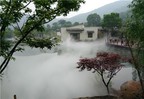 人造霧，高壓霧化，景觀人造霧