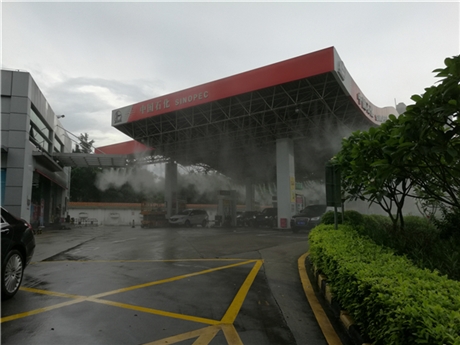 加油站喷雾降温系统 加油站喷雾降温 加油站喷雾降温设备