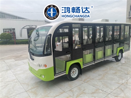 封闭山东电动观光车厂家