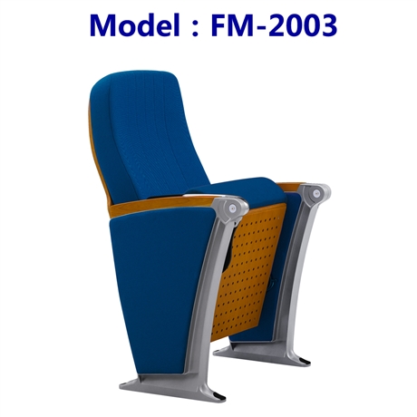 富美座椅FM-2003铝合金带旋转写字板会议椅