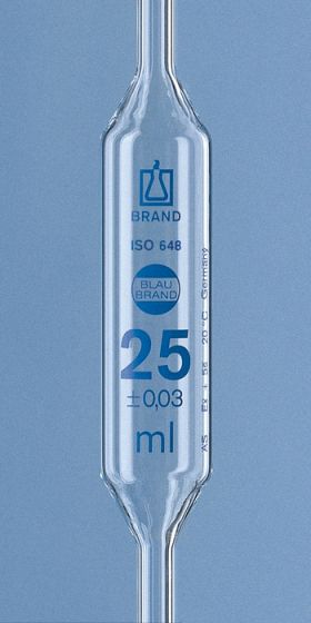 Brand球型移液器, BLAUBRAND，等级 AS, 单刻度, AR-GLASDE-M