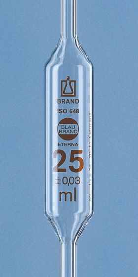 Brand球型移液器, BLAUBRAND ETERNA, 等级 AS, 单刻度