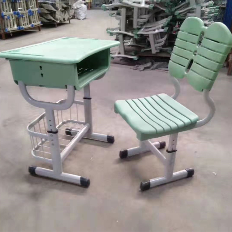 鹤壁塑钢课桌椅定制 补习班课桌椅定制