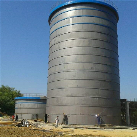 直徑7米鋼板倉 大型骨料倉 咬口式卷板庫_國華建設(shè)