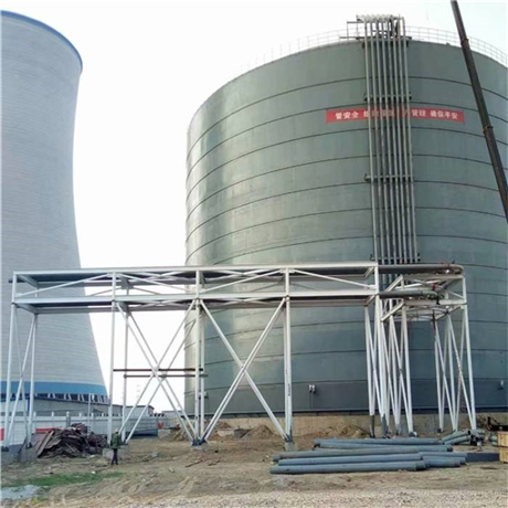 高架鋼板倉 電廠渣倉 二萬噸粉煤灰倉_廠家