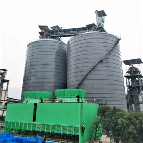 大型粉煤灰儲存罐 石膏卷板庫 大型石子倉_國華承建