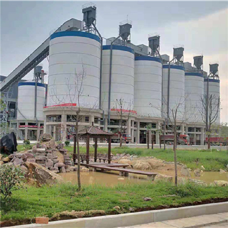 石灰鋼板庫 落地粉煤灰?guī)?2萬方粉煤灰?guī)靇國華承建