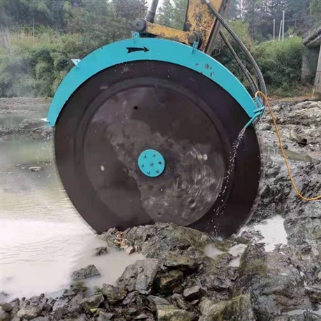 挖机改装岩石切割锯 全液压多功能圆盘锯 矿用液压锯