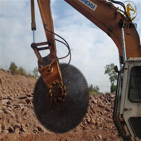 河北液压挖改岩石锯 石头切割锯 多功能圆盘锯