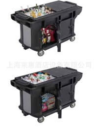 美国CAMBRO金宝 VBR5-110 152cm可移动吧台 (4份格)食品吧 (黑色)