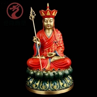 景区寺庙地藏王纯铜雕塑 地藏王佛像雕塑  纯铜铸造