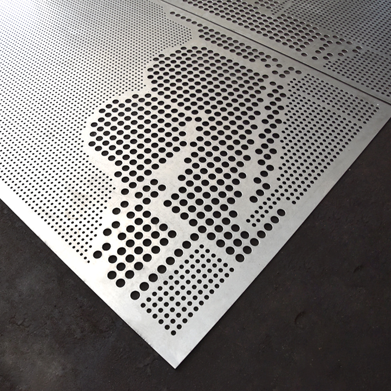 厂家定制图案孔冲孔板 铁板冲孔网 装饰圆孔板