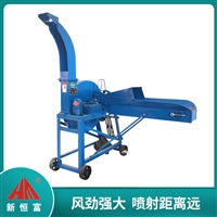 恒富机械铡草机 牛羊秸秆铡草机 饲料粉碎搅拌设备