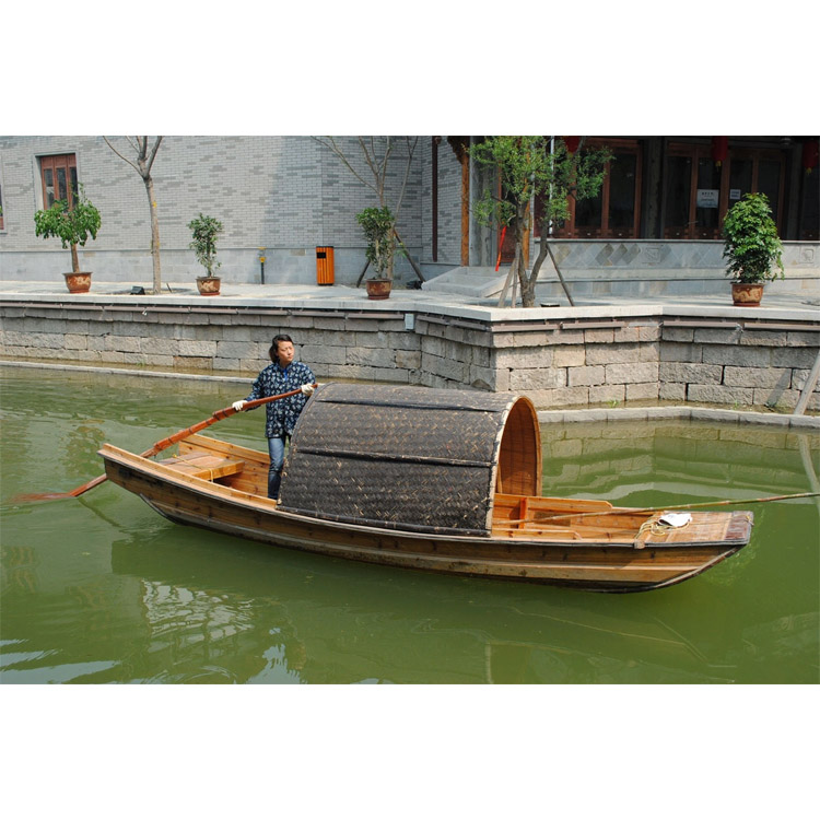 德轩7人中式电动旅游船小画舫船湖南常德厂家地址