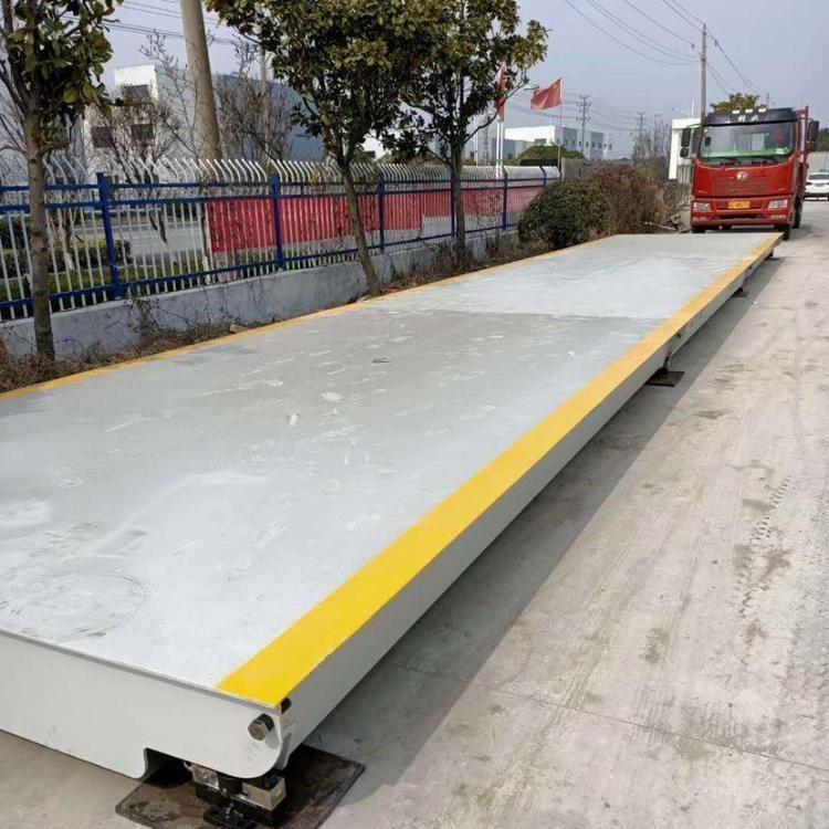 黄浦区60吨汽车衡厂家 3x16米拖挂车称重60T电子地磅报价