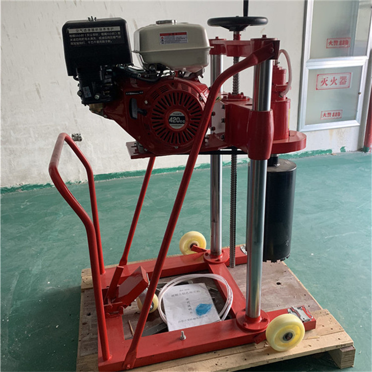 混凝土路面钻孔机汽油混凝土钻芯机高速公路打孔机