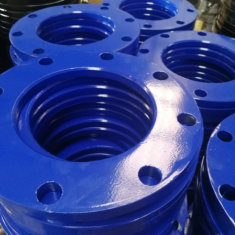 16公斤防腐喷塑法兰图纸订购法兰厂家报价