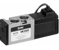 低消耗功率日本SMC 5通直动式座阀