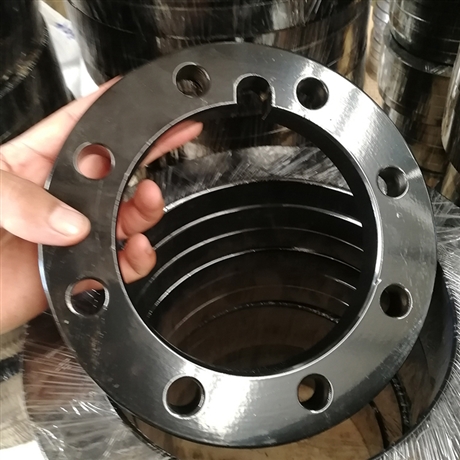 耐腐蚀pe承插法兰盘片定制碳钢喷塑防腐法兰送货上门