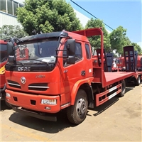 平板拖车 东风多利卡单桥挖机拖车 平板车价格