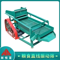 恒富机械猪饲料直线分级筛 成品饲料筛分设备