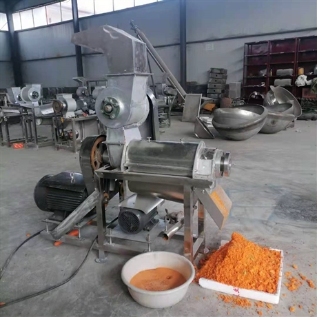 水果蔬菜榨汁机 1吨破碎榨汁一体机 全自动压汁机