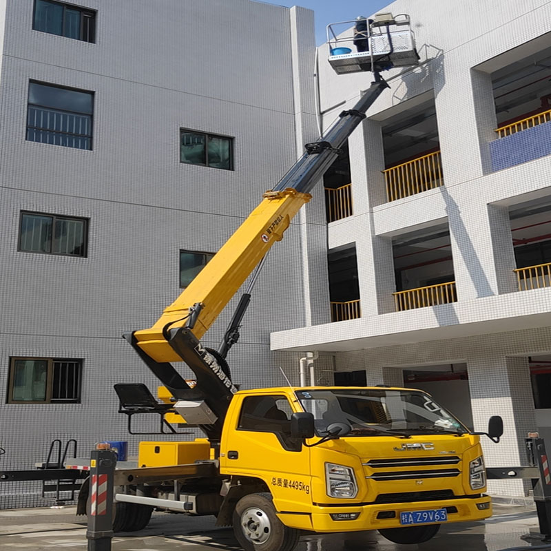 来宾升降机出租 电力安装车 外墙装修登高作业平台租赁车