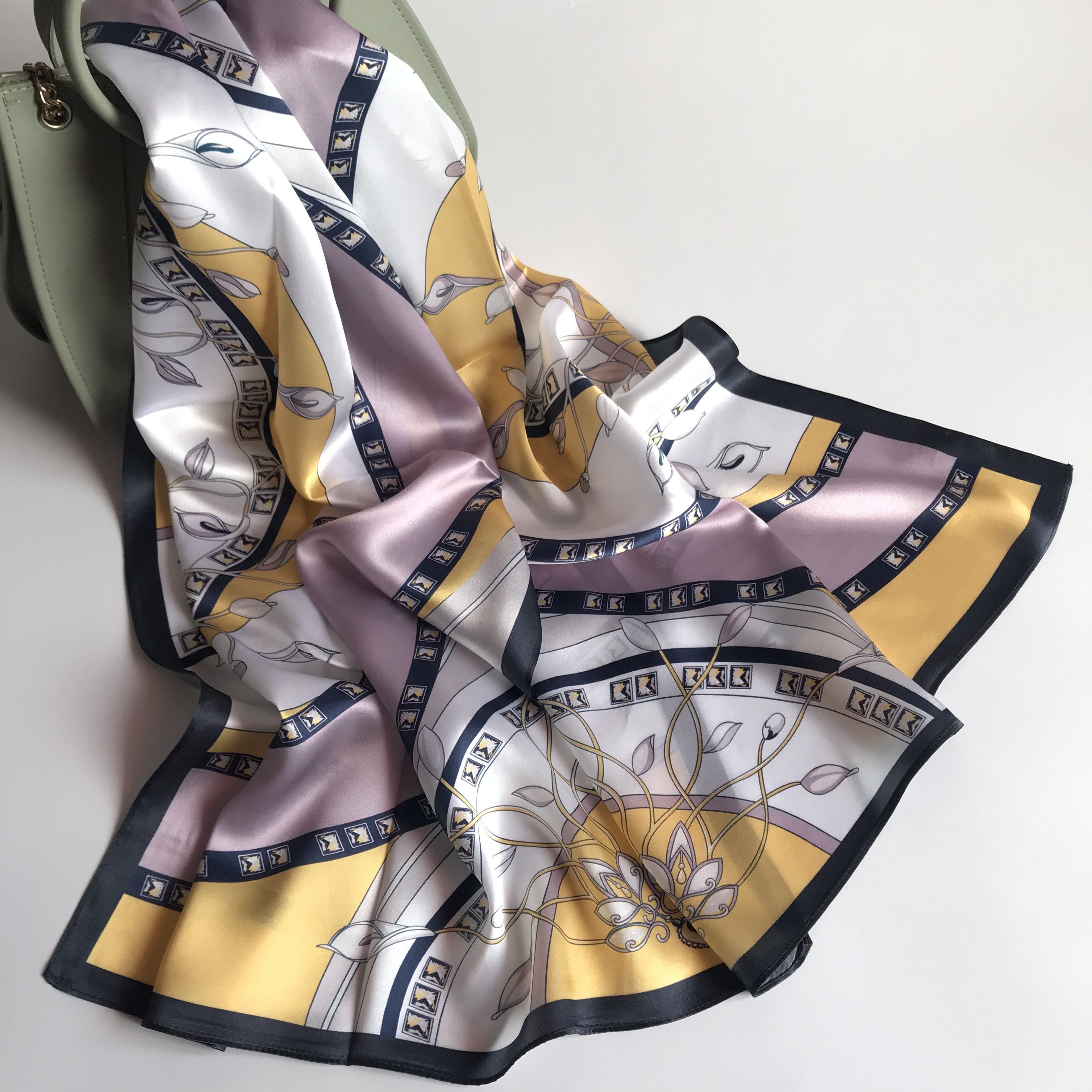 北京丝巾礼品厂家西安丝巾定制珠海桑蚕丝丝巾定制logo越缇美