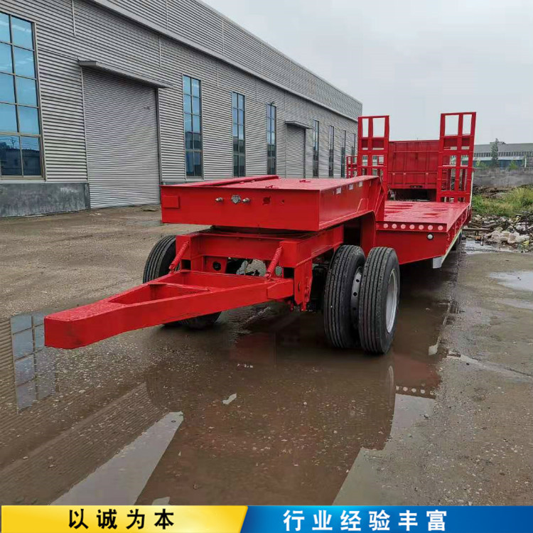 供应每款尺寸的滚珠转盘式全挂车矿石运输重型侧翻全挂车定价