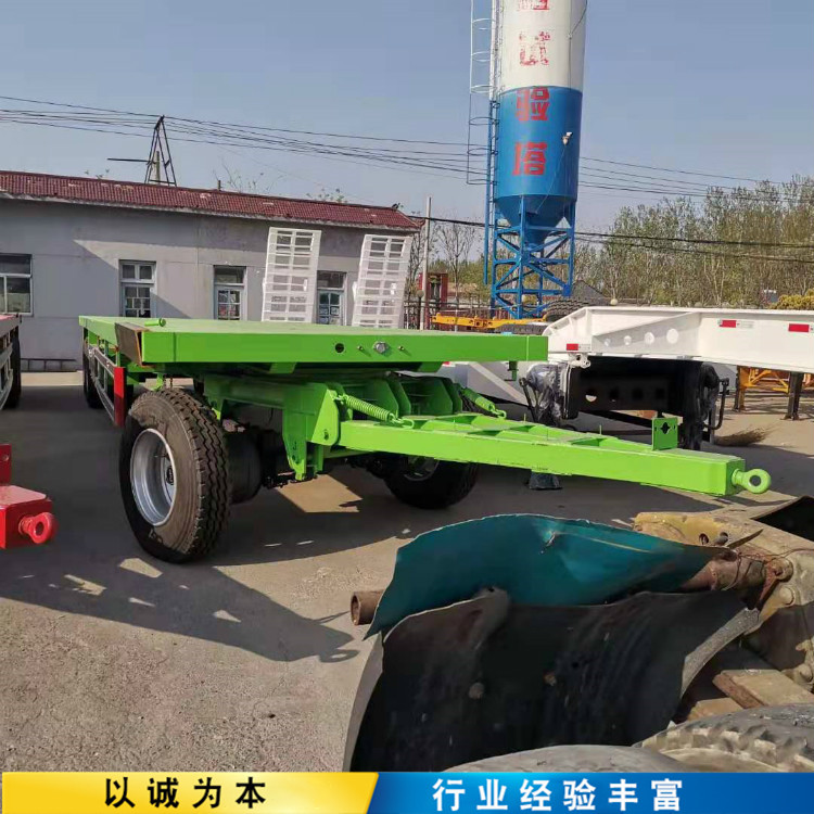 供应每款尺寸的滚珠转盘式全挂车矿石运输重型侧翻全挂车定价