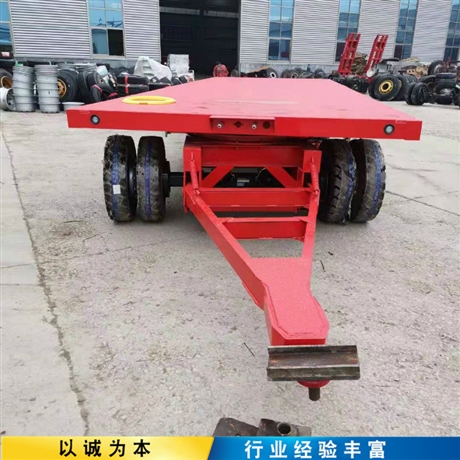 供应转盘式全挂车5米平板车6米全挂车8米全挂拖车售价