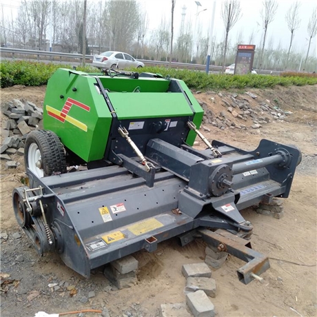 小麦打捆一体机拖拉机带的打捆机玉米秸秆全自动打包机合众机械技术