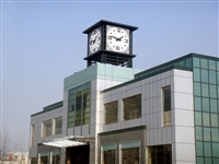 广东惠州定做外墙大型机械钟，车站机械成品钟，室外墙体大钟
