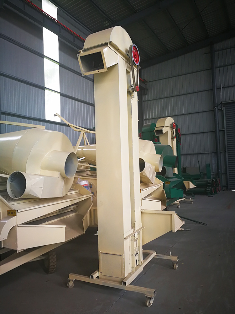 玉米颗粒垂直上料机td250斗提式1520吨h自动挖斗输送