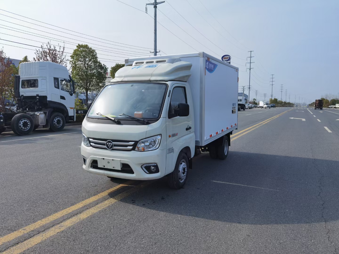 厂家自营冷藏车福田冷藏车国六排放生鲜蔬果运输