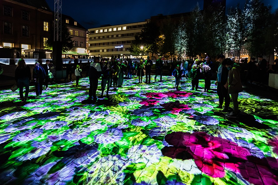 宁夏互动投影厂家银川地面互动投影石嘴山互动t台投影