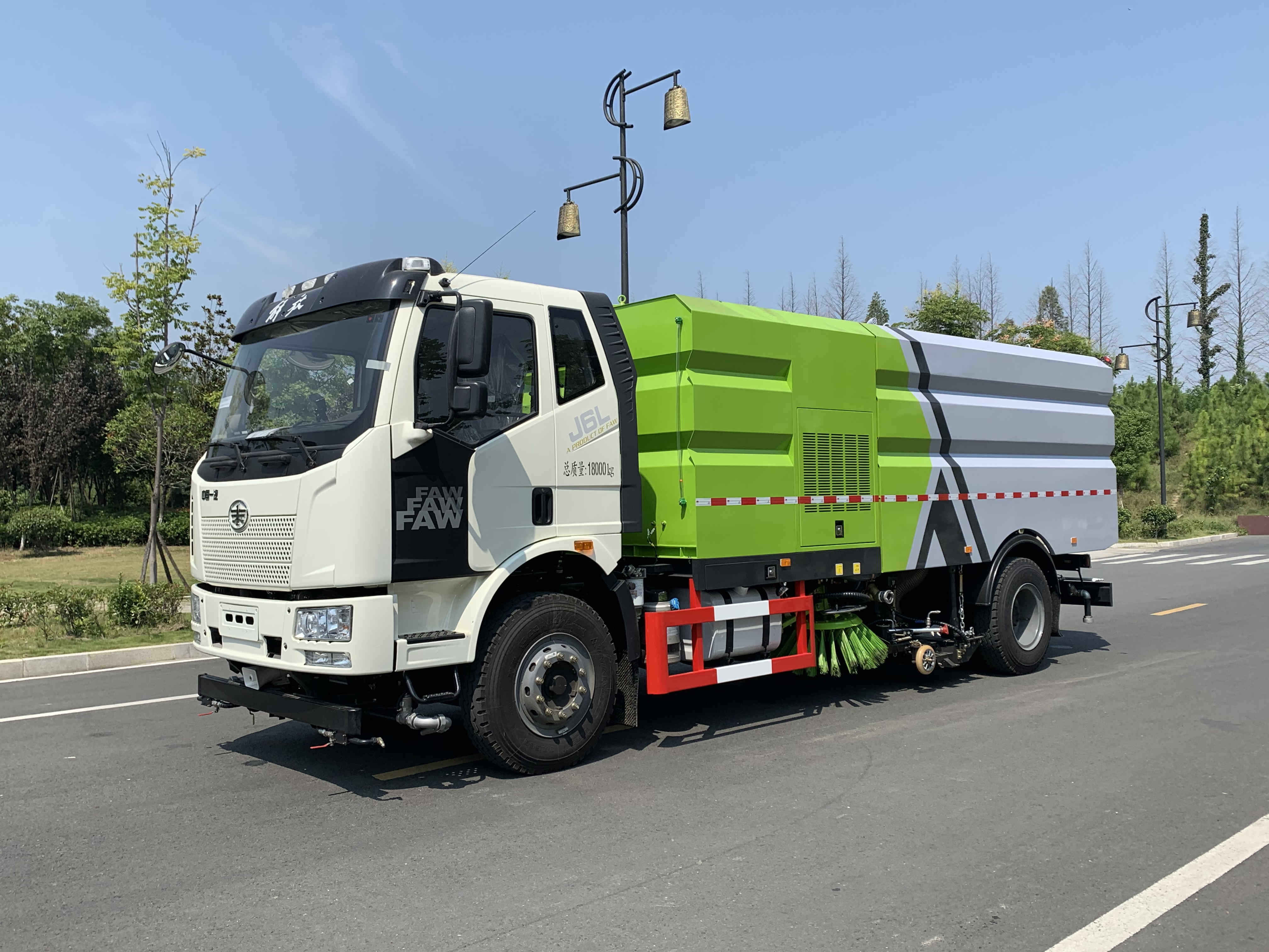 解放j6洗扫车园林环卫洗扫车