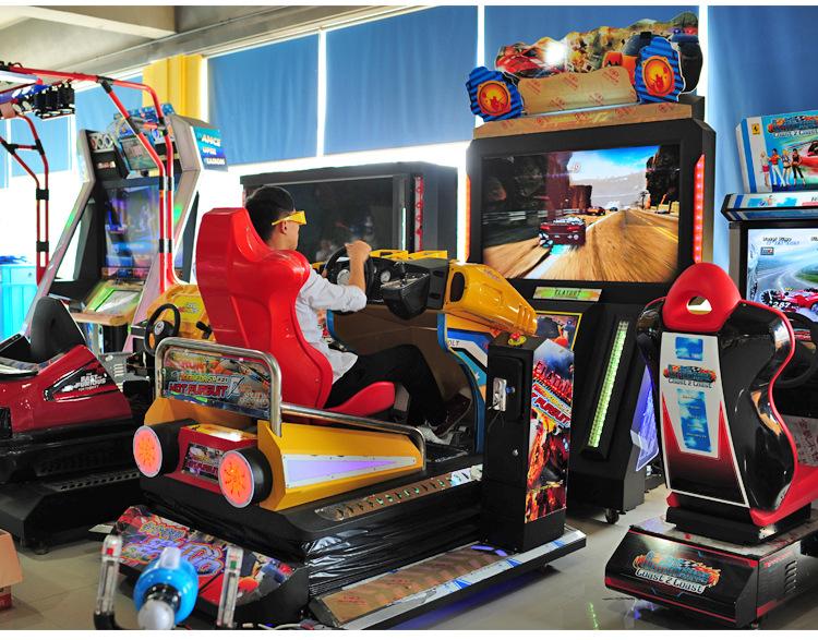 大型游乐场电玩游戏机投币赛车射击成人游戏厅设备厂家策划