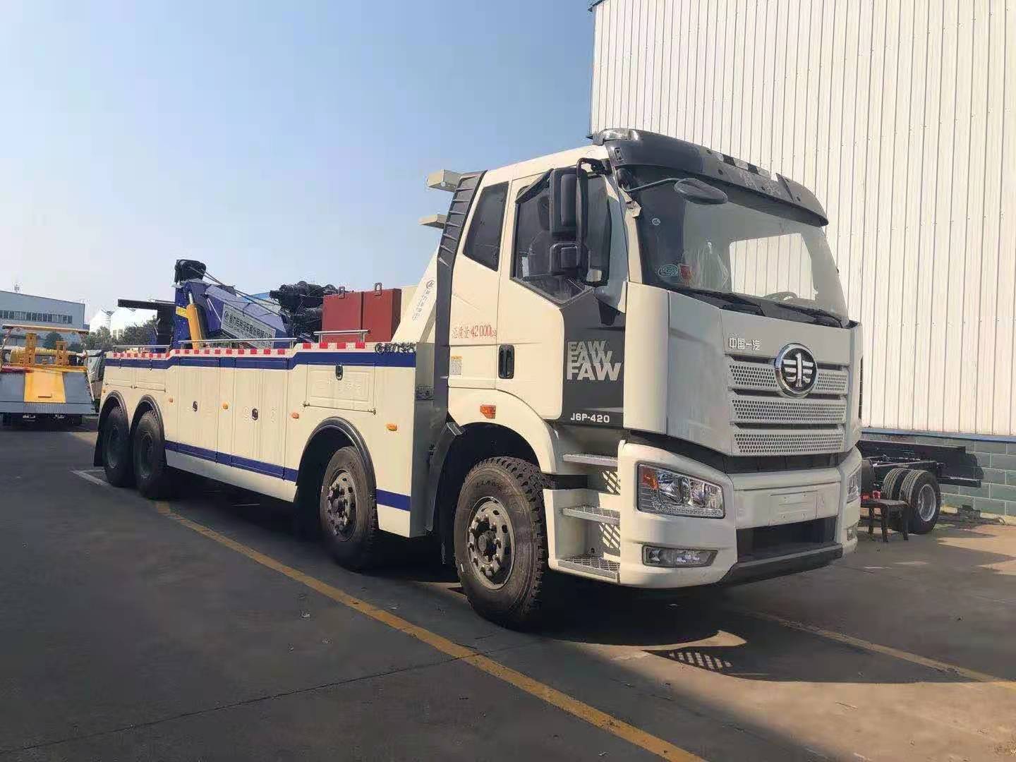 陕汽德龙一托一程力重型清障车