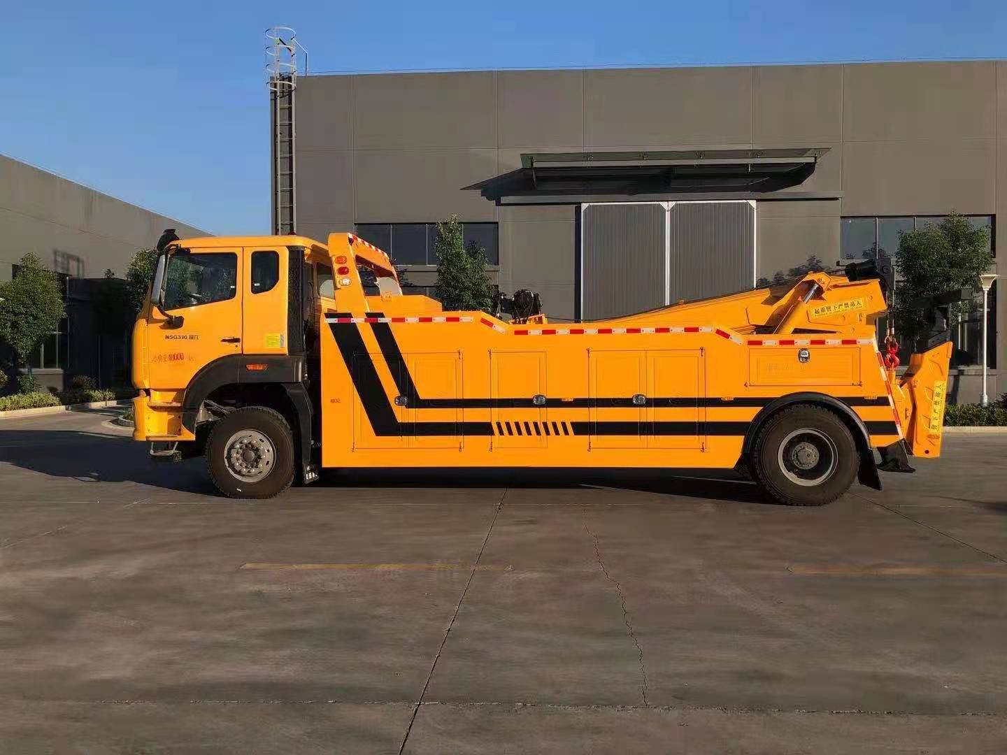 国六一托一清障车豪沃单桥16吨