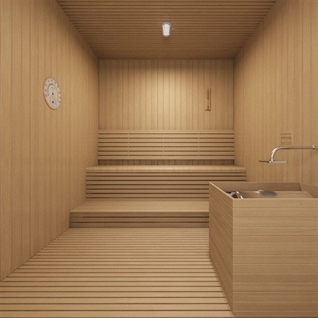 桑拿房定制酒店小型5平方干蒸房设备施工