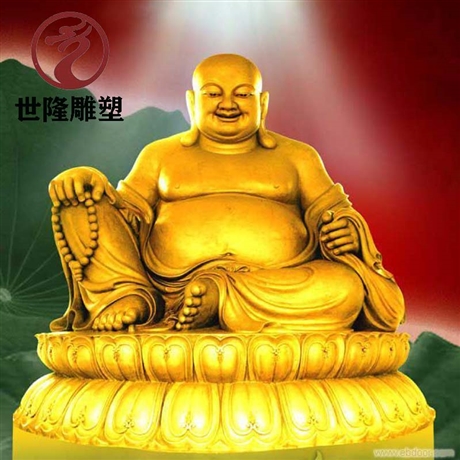 大型纯铜弥勒佛制作 景观佛像世隆生产 灵宝天尊铜像