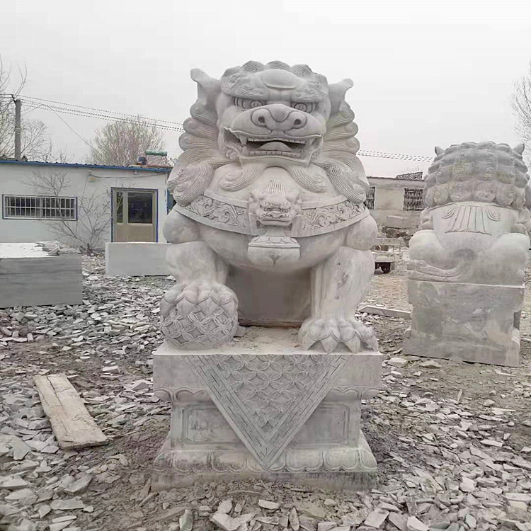 北京石獅子青石獅子墓地石雕石獅子