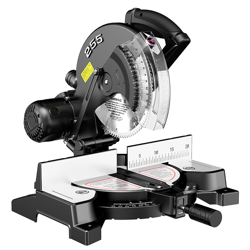 锯铝机10寸高精度铝合金木材小型切角机多功能便携式45度斜切割机