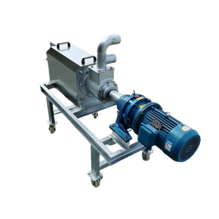 三相电卧式固液干湿分离机螺旋挤压养殖场粪便脱水机河池粪便干湿分离