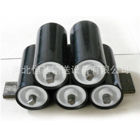 尼龙橡胶缓冲托辊 平行调心包胶缓冲托辊  支持定制