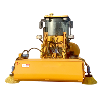 亚亚多功能装载机改扫地车 铲车式扫地车 工程清扫车
