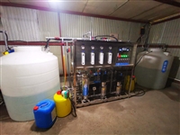 1吨纯净水设备循环冷却水降温用工业纯水设备RO反渗透设备