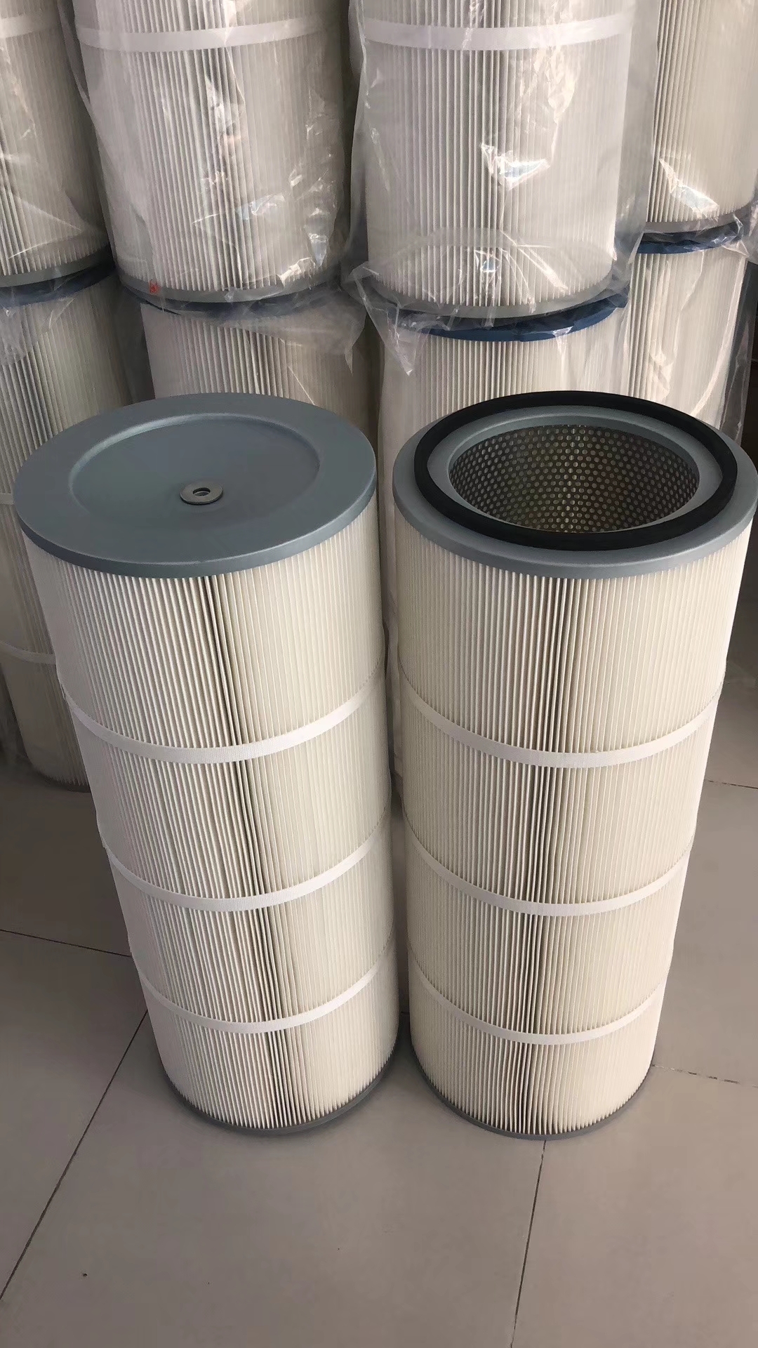 高效清扫车除尘滤芯安装