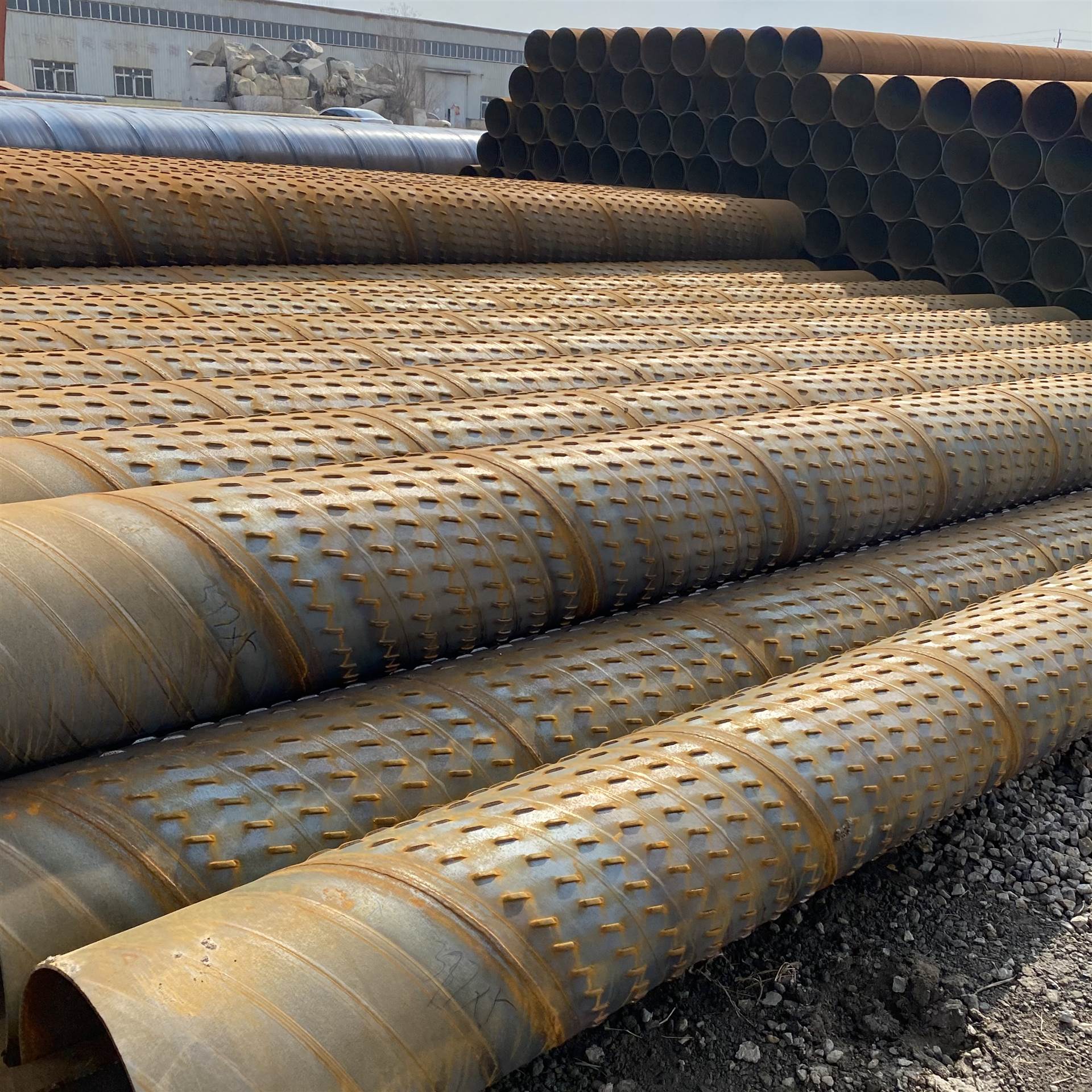 生产不锈钢楔形丝滤水管不锈钢绕丝筛管不锈钢约翰逊网